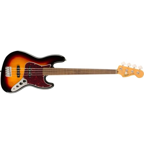 Squier Classic Vibe 60s Jazz Bass Fretless 3-Color Sunburst