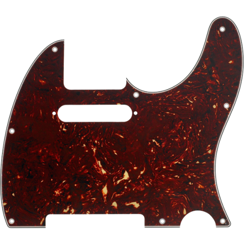 Fender Pickguard Tele Tortoise 3Ply 8-Hole