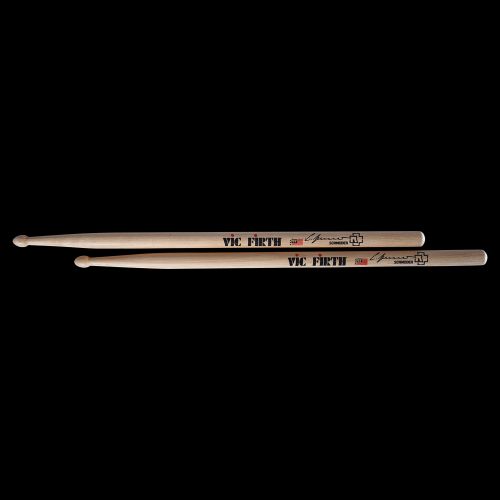 Vic Firth Hickory Drumsticks Christoph Schneider, Wood Tip 