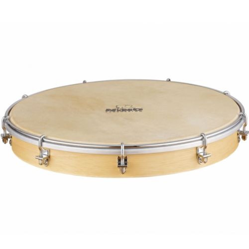 Nino Wood Hand Drum mit Naturfell, stimmbar 12