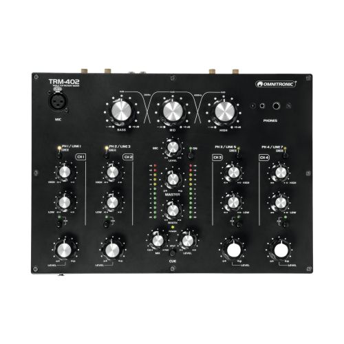 Omnitronic TRM-402 4-Kanal Rotary-Mixer