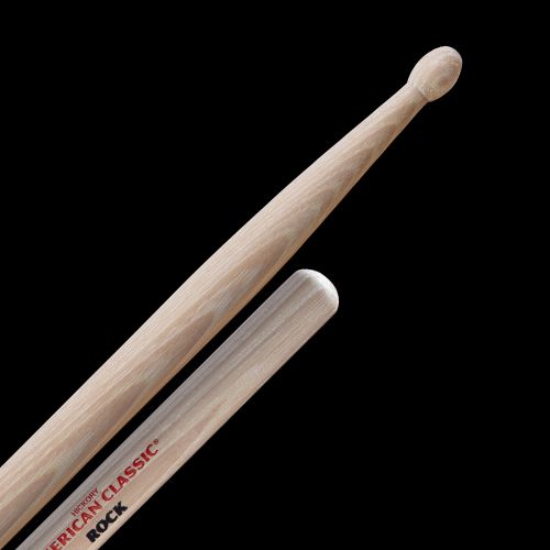 Vic Firth Hickory Drumsticks Rock, Wood Tip