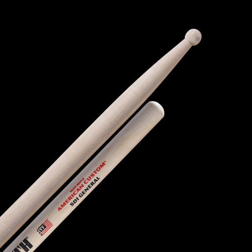 Vic Firth Maple Drumsticks SD1 General, Wood Tip