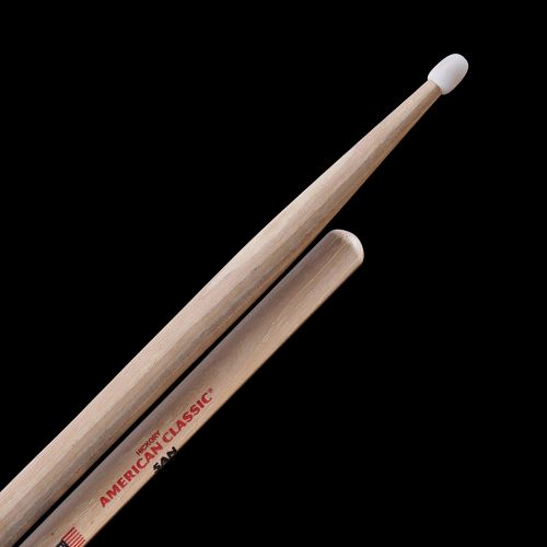 Vic Firth Hickory Drumsticks 5A, Nylon Tip