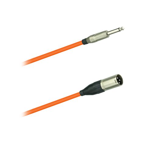 Dreitec 17040/OR Audio-Kabel 1,5m KL/XLRm Amphenol