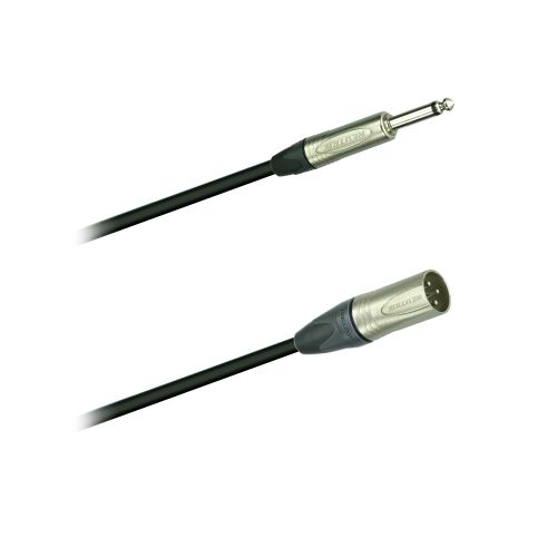 Dreitec 17280/SW Audio-Kabel 0,5m KLm/XLRm Neutrik Schwarz
