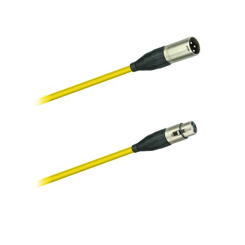 Dreitec 17840/GE XLR-Kabel 3m Neutrik