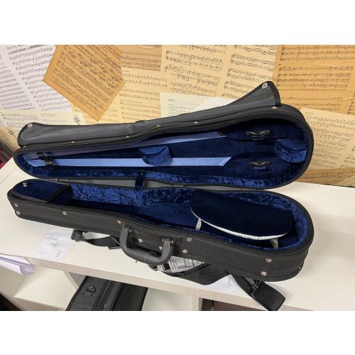 Gewa 300801 4/4 Koffer für Violine schwarz blau
