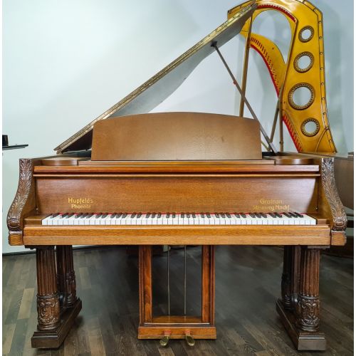 Grotrian Steinweg Nachfolger Modell 185 Eiche satiniert gebraucht Bj.1910