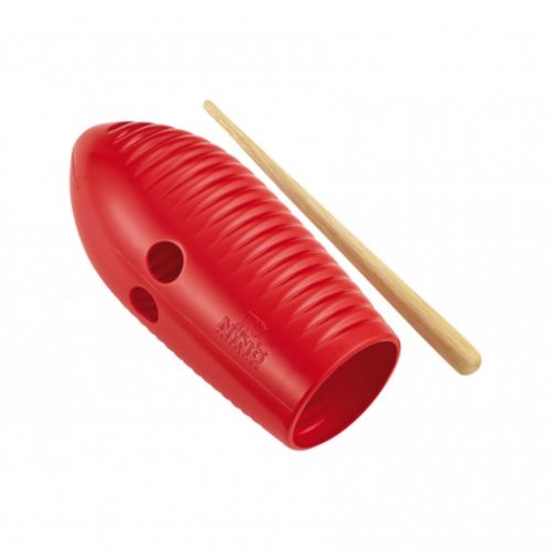 Nino Mini Guiro Plastik, rot