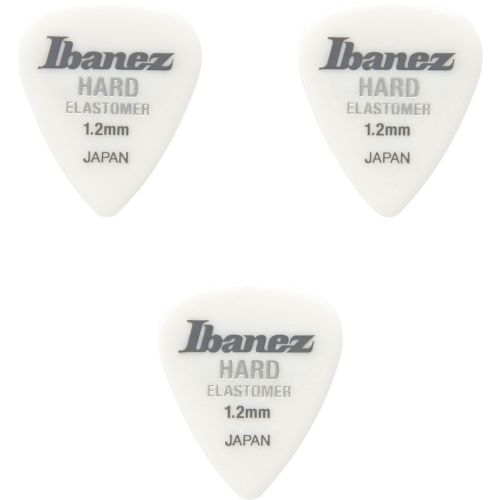 Ibanez Plektren Elastomer 1.2mm / 3 Stück Teardrop Hard