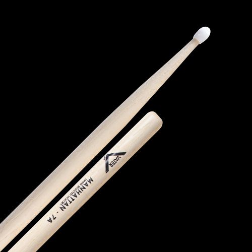 Vater Hickory Drumsticks Manhattan 7A, Nylon Tips