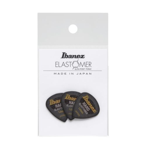 Ibanez Plektren Elastomer 3 Stück Hard Black