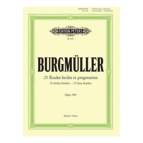 EP3101 F. Burgmüller 25 leichte Etüden op.100 