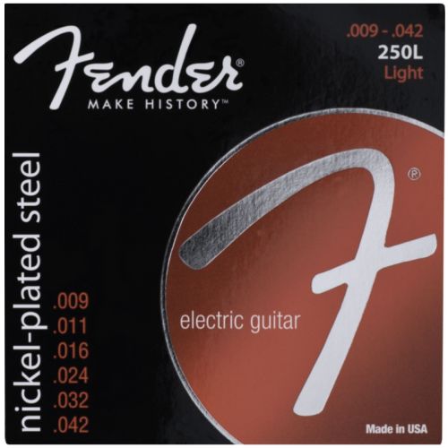 Fender 250L Super Nickel Plated Steel Light 09-42