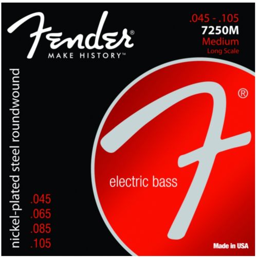 Fender 7250M Nickel Plated Steel 045-105