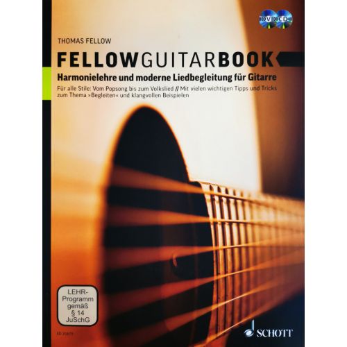 ED20675  Thomas Fellow  Fellow Guitar Book    inkl CD + DVD