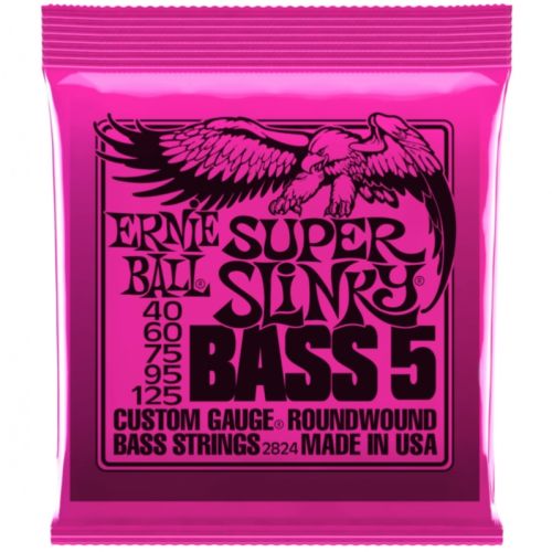 Ernie Ball 2824 Super Slinky 5-String Bass Nickel Wound