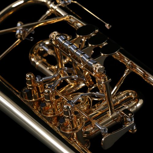 Ricco Kühn T-053 C-Trompete versilbert + vergoldet