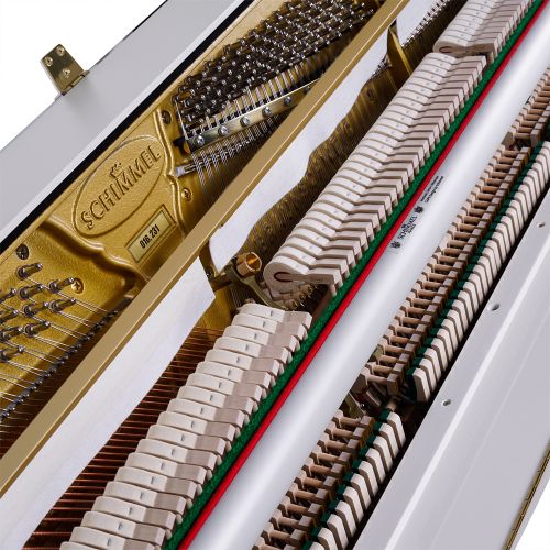 Schimmel Wilhelm W 114 Tradition weiß poliert Showroom
