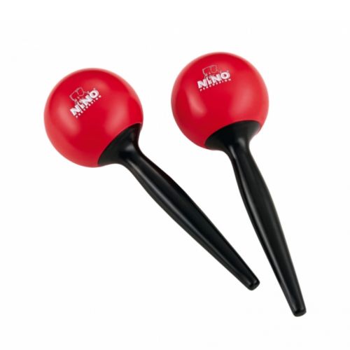 Nino Plastic Maracas, Rot 1 Paar