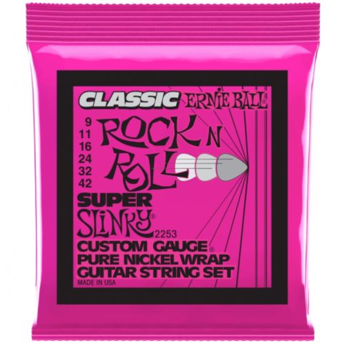 Ernie Ball 2253 Rock n Roll Super Slinky Pure Nickel .009 - .042