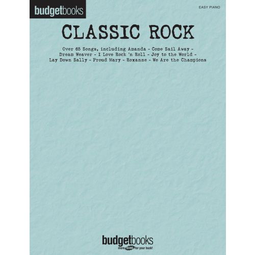 HL112962  Budget Books - Classic Rock 