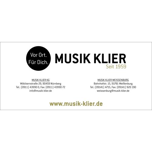 MUSIK KLIER Geschenkgutschein 10,00 €