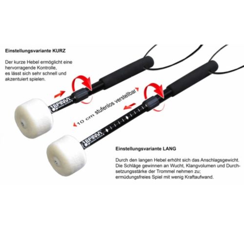 Lefima ZS-SBD-MEMO-063 Memo-Stick für Große Trommel, verstellbar