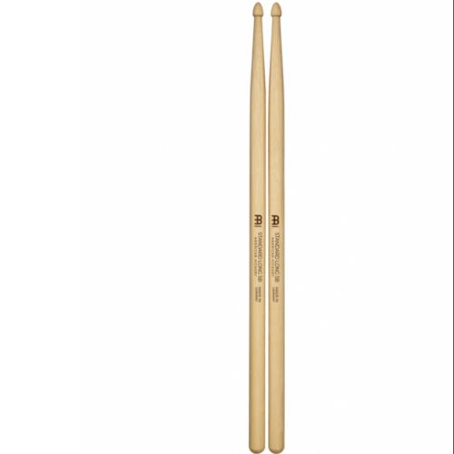 Meinl SB104 Hickory Drumsticks 5B Long, Wood Tip 