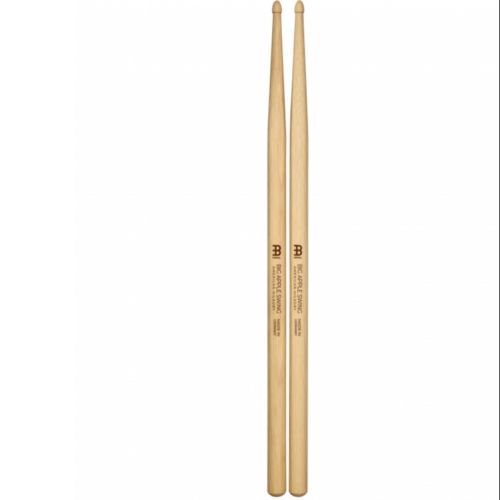 Meinl SB112 Hickory Drumsticks Big Apple Swing, Wood Tip 