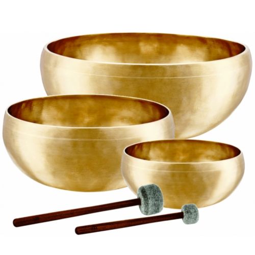 Meinl SB-C-3800 Sonic Energy Singing Bowls Therapy Set, 3 St.