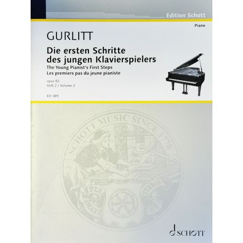 ED385  C. Gurlitt   Die ersten Schritte des jungen Klavierspielers