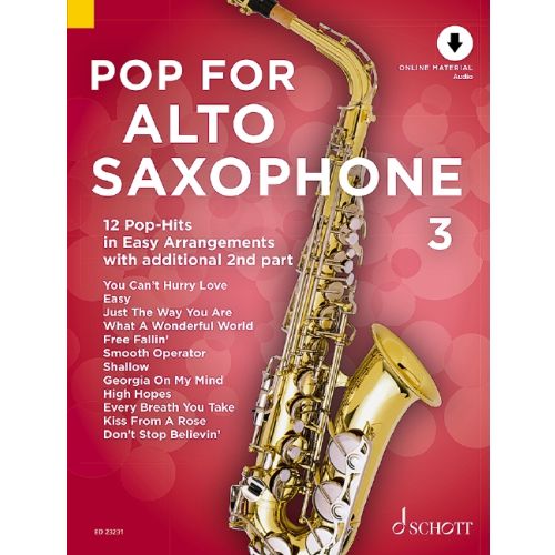 ED23231   Pop for Alto Saxophone 3 (1-2)