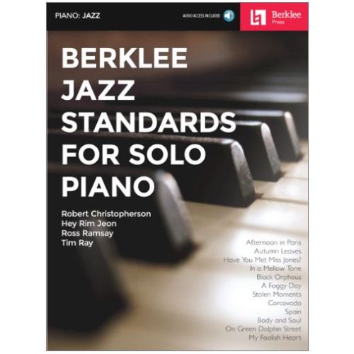 HL160482  Berklee Jazz Standards for solo piano