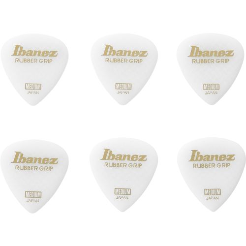 Ibanez Grip Wizard Series 6pc Rubber Grip Medium WH