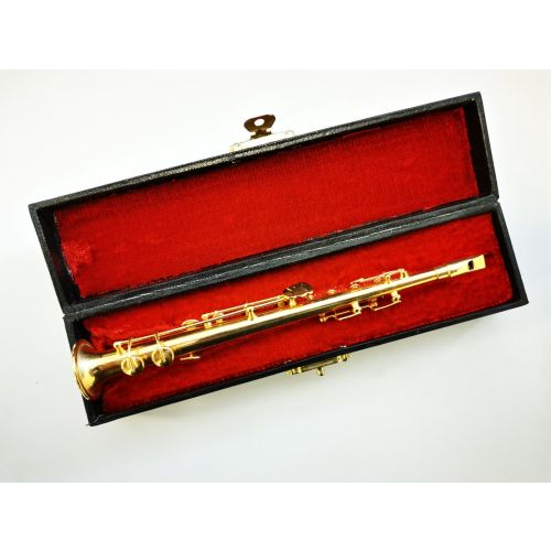 Gewa 980581 Miniaturinstrument Sopran-Saxophon im Etui