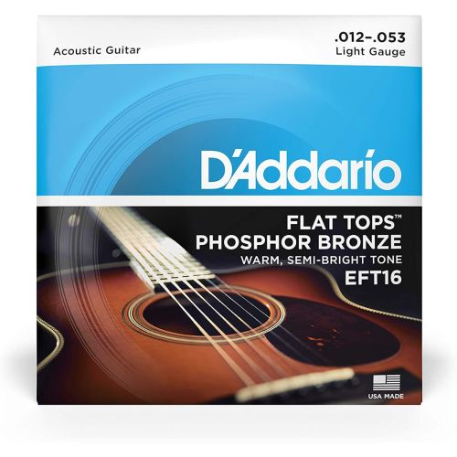 DAddario EFT16 012-053 Acoustic Flat Tops Phosphor Bronze