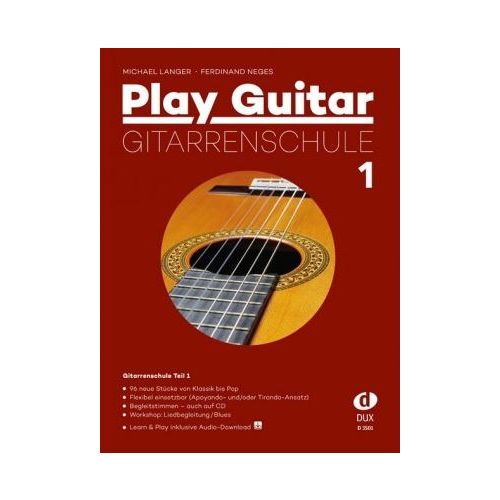 D3501 M.Langer/F.Neges  Play Guitar  Gitarrenschule 1