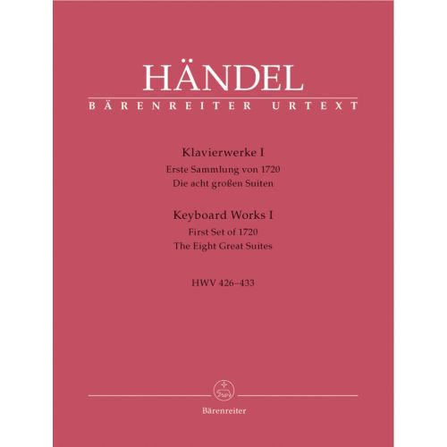BA4224  G.F.Händel  Klavierwerke Band1  HWV426-433