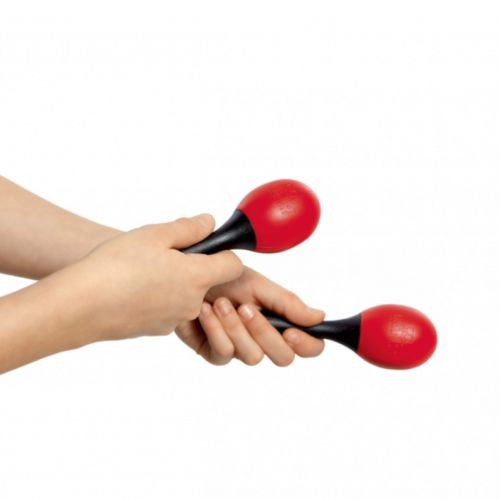 Nino Plastic Egg Maracas, Rot