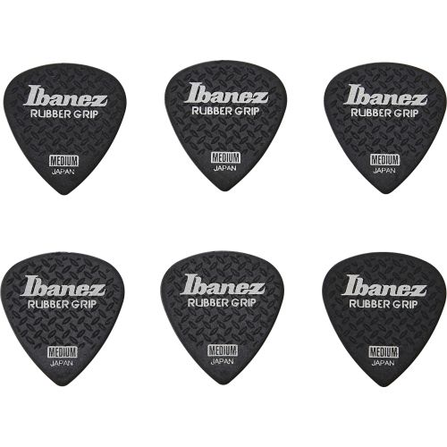 Ibanez Grip Wizard Series 6pc Rubber Grip Medium BK