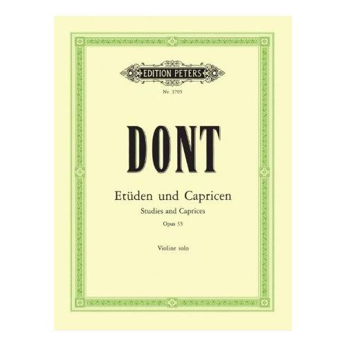 EP3705  Dont  24 Etüden und Capricen Opus 35 