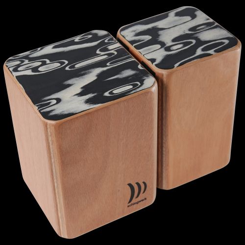 Schlagwerk WBS200 Wooden Bongo, mit Klettsystem
