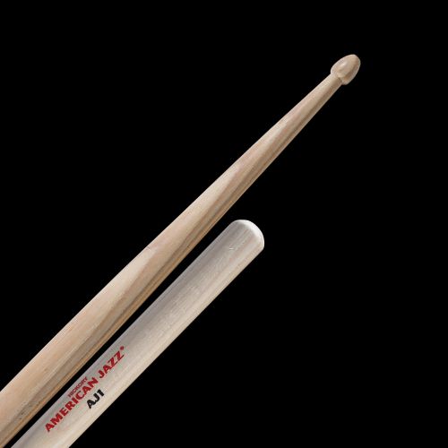 Vic Firth Hickory Drumsticks AJ1, Wood Tip