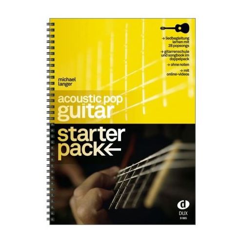 D885  M.Langer    Acoustic Pop Guitar - StarterPack