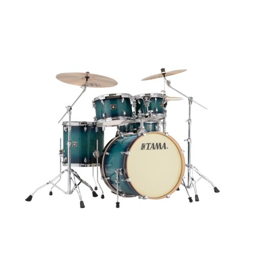 Tama CL50R-BAB Superstar Classic Studio Drumset, Blue Lacquer Burst