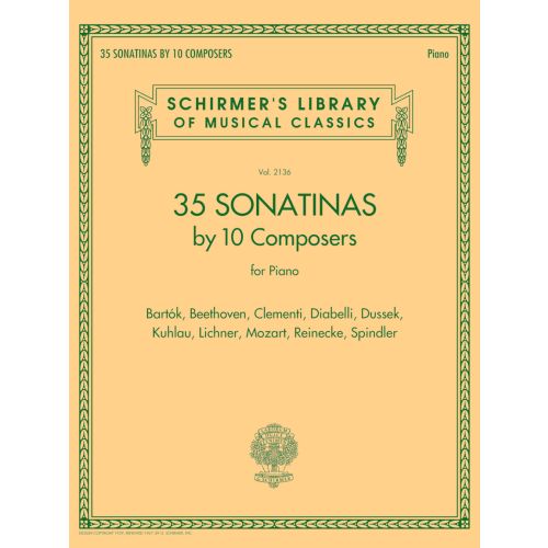 35 Sonatinas for Piano by 10 Composers 