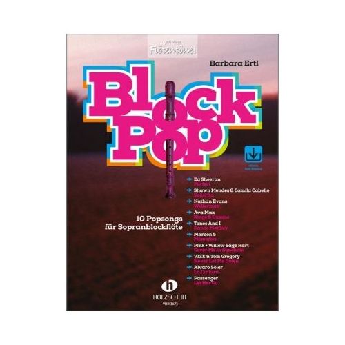 VHR3673 B.Ertl Block Pop 10 Popsongs für die Sopranblockflöte  