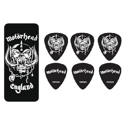 Plektren Motörhead War Pig Pick Tin, 6 Picks, War Pig Motive, .88 mm black